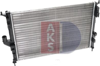AKS Dasis 180081N - Радиатор, охлаждение двигателя autodnr.net