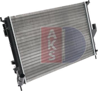 AKS Dasis 180081N - Радиатор, охлаждение двигателя autodnr.net