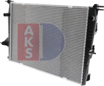 AKS Dasis 180083N - Радіатор, охолодження двигуна autocars.com.ua