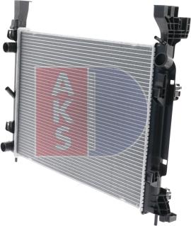 AKS Dasis 180085N - Радіатор, охолодження двигуна autocars.com.ua