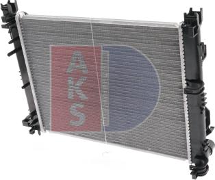AKS Dasis 180093N - Радіатор, охолодження двигуна autocars.com.ua