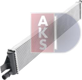 AKS Dasis 180098N - Радіатор, охолодження двигуна autocars.com.ua
