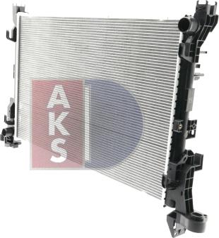 AKS Dasis 180109N - Радіатор, охолодження двигуна autocars.com.ua