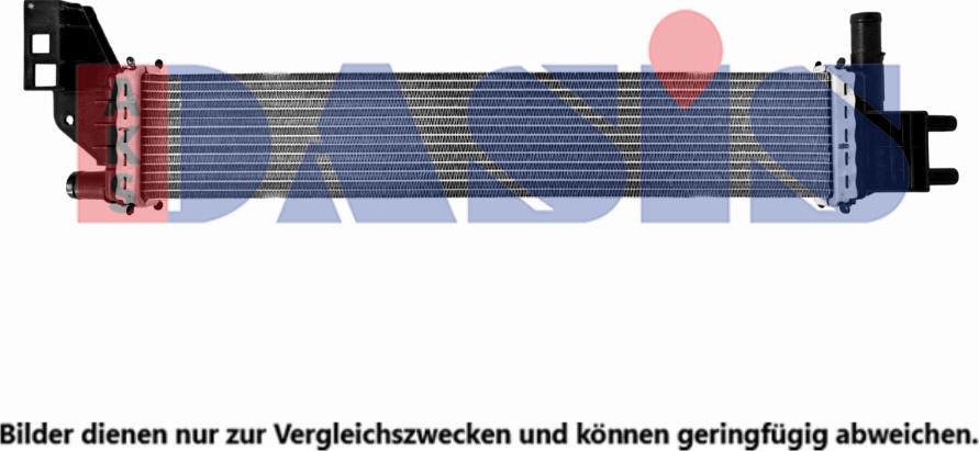 AKS Dasis 180126N - Радіатор, охолодження двигуна autocars.com.ua