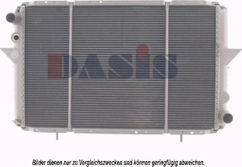 AKS Dasis 180390N - Радіатор, охолодження двигуна autocars.com.ua