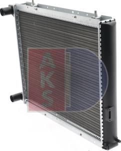 AKS Dasis 180450N - Радіатор, охолодження двигуна autocars.com.ua