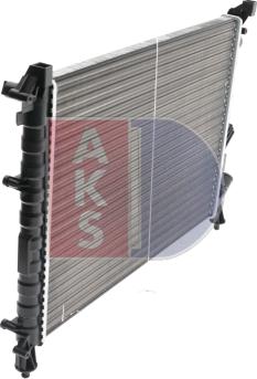 AKS Dasis 180810N - Радіатор, охолодження двигуна autocars.com.ua