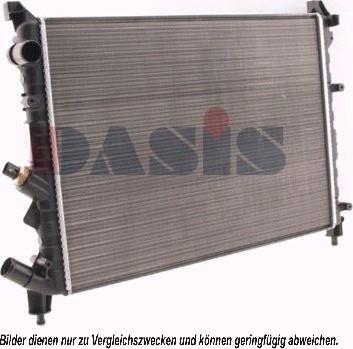 AKS Dasis 180810N - Радіатор, охолодження двигуна autocars.com.ua