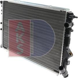 AKS Dasis 180850N - Радіатор, охолодження двигуна autocars.com.ua