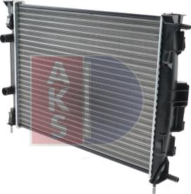 AKS Dasis 181001N - Радіатор, охолодження двигуна autocars.com.ua