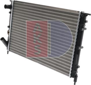 AKS Dasis 181040N - Радіатор, охолодження двигуна autocars.com.ua