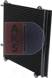 AKS Dasis 182023N - Конденсатор, кондиціонер autocars.com.ua