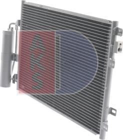 AKS Dasis 182024N - Конденсатор, кондиціонер autocars.com.ua