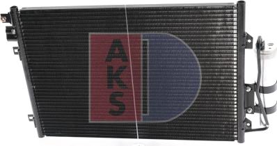 AKS Dasis 182032N - Конденсатор, кондиціонер autocars.com.ua