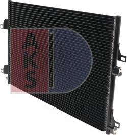 AKS Dasis 182033N - Конденсатор, кондиціонер autocars.com.ua