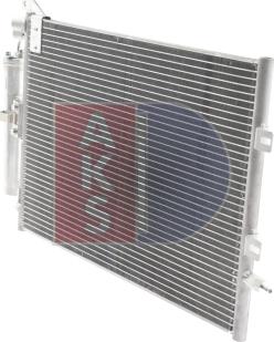 AKS Dasis 182035N - Конденсатор, кондиціонер autocars.com.ua