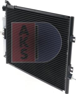 AKS Dasis 182036N - Конденсатор, кондиціонер autocars.com.ua