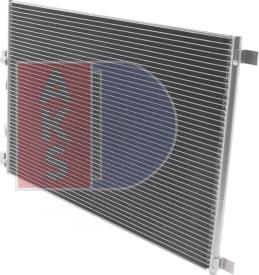 AKS Dasis 182037N - Конденсатор, кондиціонер autocars.com.ua