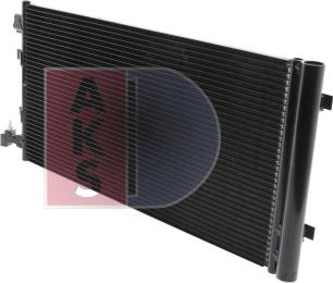 AKS Dasis 182042N - Конденсатор, кондиціонер autocars.com.ua