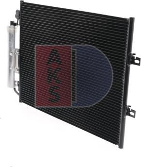 AKS Dasis 182043N - Конденсатор, кондиціонер autocars.com.ua