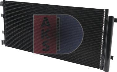 AKS Dasis 182048N - Конденсатор, кондиціонер autocars.com.ua
