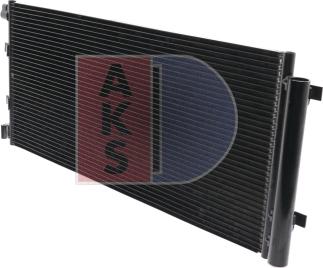 AKS Dasis 182048N - Конденсатор, кондиціонер autocars.com.ua