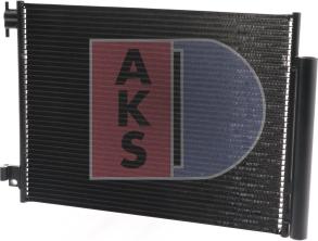 AKS Dasis 182051N - Конденсатор, кондиціонер autocars.com.ua