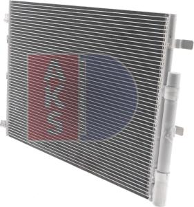 AKS Dasis 182052N - Конденсатор, кондиціонер autocars.com.ua