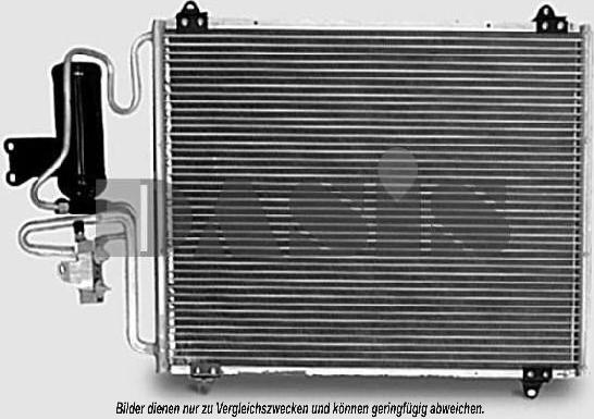 AKS Dasis 182340N - Конденсатор, кондиціонер autocars.com.ua