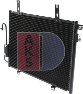 AKS Dasis 182360N - Конденсатор, кондиціонер autocars.com.ua