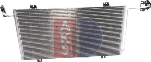 AKS Dasis 182460N - Конденсатор, кондиціонер autocars.com.ua