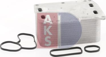 AKS Dasis 186012N - Масляний радіатор, рухове масло autocars.com.ua