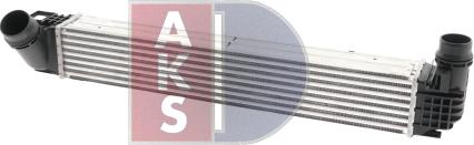 AKS Dasis 187017N - Интеркулер autocars.com.ua