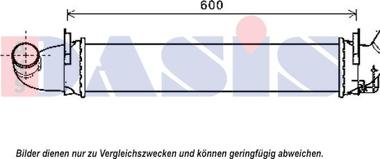 AKS Dasis 187032N - Интеркулер autocars.com.ua