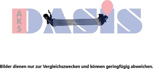 AKS Dasis 187045N - Интеркулер autocars.com.ua