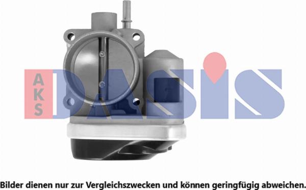 AKS Dasis 187053N - Патрубок дросельної заслінки autocars.com.ua