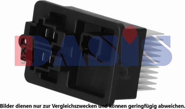 AKS Dasis 188137N - Опір, реле, вентилятор салону autocars.com.ua