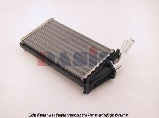 AKS Dasis 189080N - Теплообмінник, опалення салону autocars.com.ua