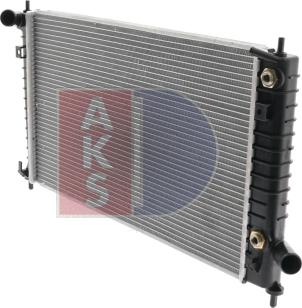 AKS Dasis 190012N - Радіатор, охолодження двигуна autocars.com.ua