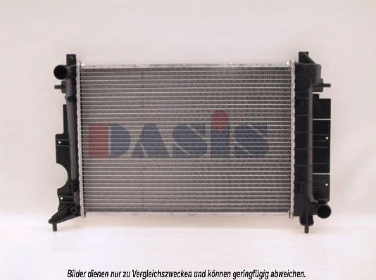 AKS Dasis 190240N - Радиатор, охлаждение двигателя autodnr.net