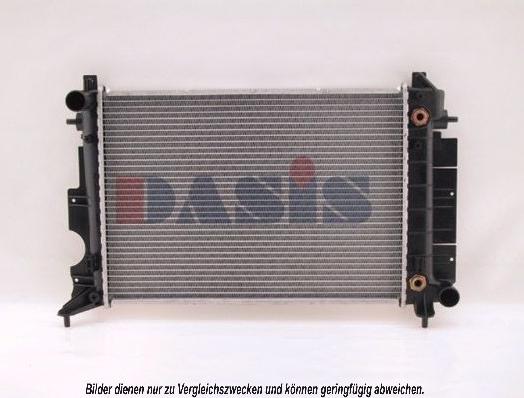 AKS Dasis 190250N - Радиатор, охлаждение двигателя autodnr.net