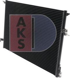 AKS Dasis 192001N - Конденсатор, кондиціонер autocars.com.ua