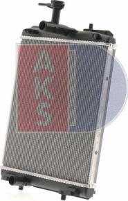 AKS Dasis 210005N - Радіатор, охолодження двигуна autocars.com.ua
