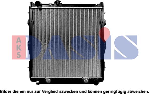 AKS Dasis 210022N - Радіатор, охолодження двигуна autocars.com.ua