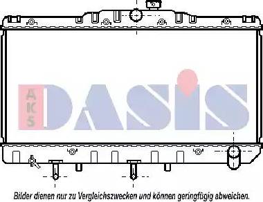 AKS Dasis 210026N - Радіатор, охолодження двигуна autocars.com.ua