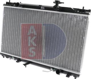 AKS Dasis 210086N - Радіатор, охолодження двигуна autocars.com.ua