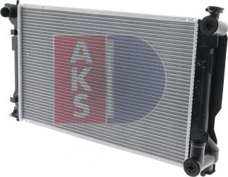 AKS Dasis 210122N - Радіатор, охолодження двигуна autocars.com.ua