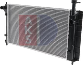 AKS Dasis 210125N - Радіатор, охолодження двигуна autocars.com.ua