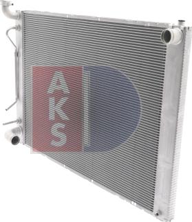 AKS Dasis 210134N - Радіатор, охолодження двигуна autocars.com.ua