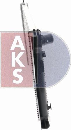 AKS Dasis 210156N - Радіатор, охолодження двигуна autocars.com.ua